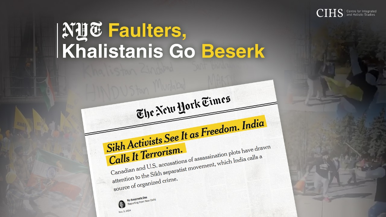 NYT Faulters, Khalistanis Go Beserk