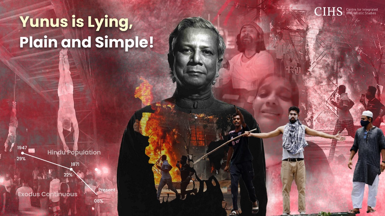 Yunus is Lying, Plain and Simple!