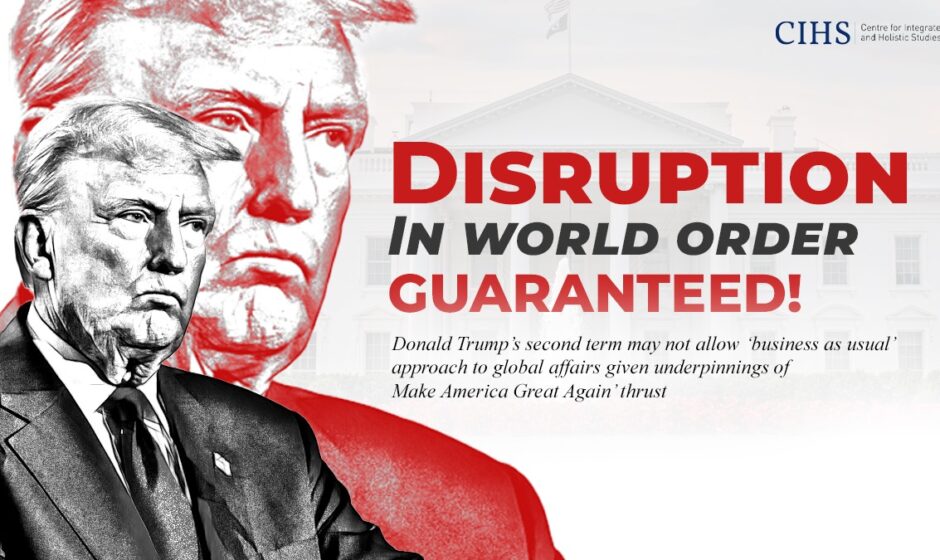 Disruption In World Order Guaranteed!