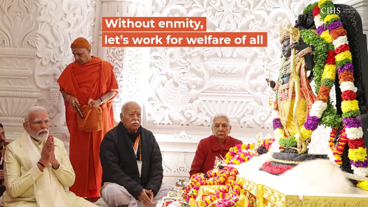 Without Enmity, Let’s Work for Welfare of All